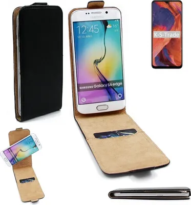 Produktbild von K-S-Trade® Schutz-Hülle Handy-Hülle kompatibel mit Nokia 3.4 Flipstyle 360° Smartphone Tasche, schwarz, Case Flip cover