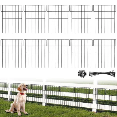 Productafbeelding van Solidchoice - Set van 10 Dierenhekken voor Tuin en Plantsoen