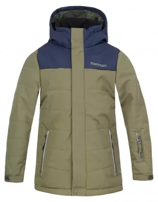 Produktbild von Kinderjacke HANNAH KINAM JR II GEBRANNTES OLIVGRÜN/STIMMUNGSINDIGO Größe: 134-140