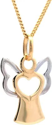Produktbild von Anhänger Engelchen 585 Gold mit Goldkette 1,1 mm 585 Gold 45 cm lang