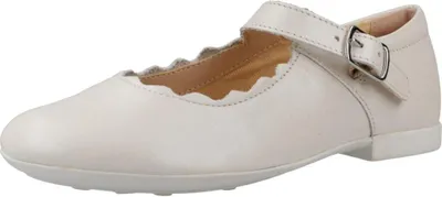Produktbild von Geox Mädchen Ballerinas J4555C 00044 C1000 Farbe: Weiß Größe: 28