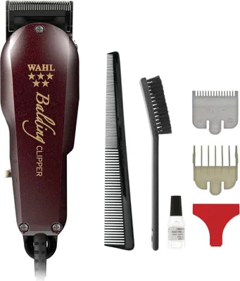 Obrázek produktu pro Wahl Balding Clipper, Červená, 0,4 mm, 4 cm, AC, 230 V, 50 Hz