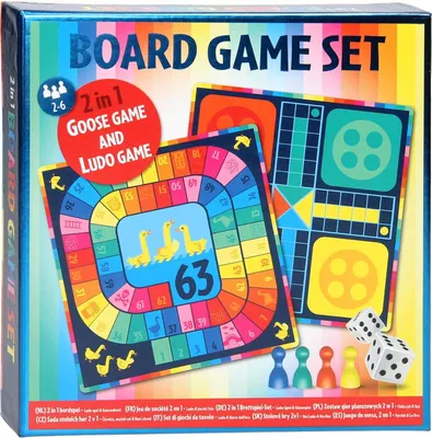 Produktbild von Kinderspel Ludo/Ganzenbord 2in1