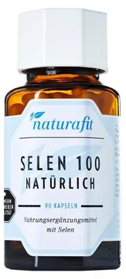 Produktbild von naturafit Selen 100 natürlich Kapseln, 90 St. Kapseln