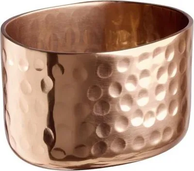 Produktbild von APS 40688 Schale CRAFT, Alumnium, 8,5 x 6,5 cm, Höhe 5,5 cm, gehämmerte Oberfläche, Kupfer-Look