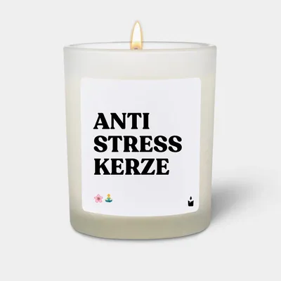 Produktbild von ChattyCandles Duftkerze Weiss Woody Anti Stress Kerze