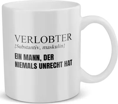 Produktbild von 22Feels Verlobter Geschenk Männer Verlobungsgeschenk Groom To Be Tasse Verlobung Bekannt Geben Für Ihn Spruch Heiraten Kaffeetasse Valentinstag Geburtstag Weihnachten Geschenkidee