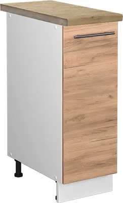 Image de Meuble de cuisine Vicco Fame-Line Chêne de force doré 30cm , PT Chêne, Model 45783