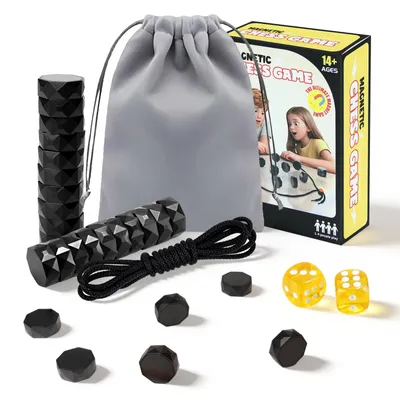 Produktbild von Magnetisches Schachspiel ab 12 Jahren 20 Stück Magnetspiel Tragbares Schachbrett mit Figuren Reiseschach für Kinder Erwachsene Party Neu