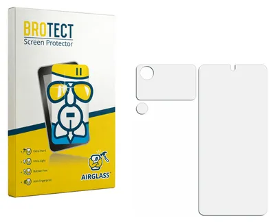 Produktbild von BROTECT Schutzglas für Xiaomi Poco X4 Pro 5G (Display+Kamera) Schutzfolie Panzer Folie Glas Display Schutz klar