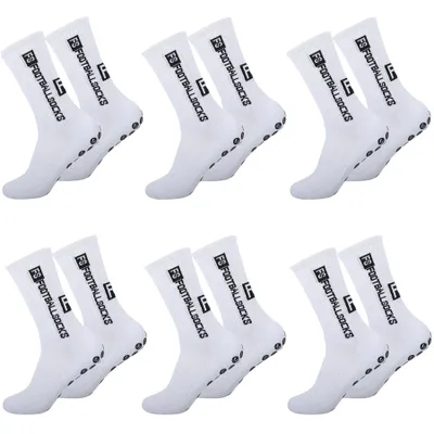 Produktbild von Sportsocken 6 Paare Fußball Socken, 39-46 Fußballsocken Anti Rutsch Grip Fußball für Wanderungen,Radtouren,Ballspiele,Laufen,Workouts und überall dort