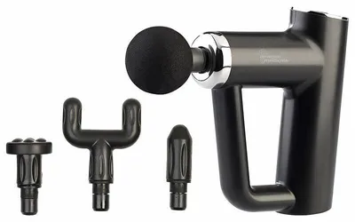 Image de Pistolet de massage sans fil avec 4 embouts et 6 niveaux