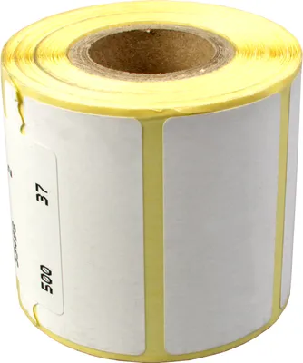 Produktbild von Brother BDE1J026051060, Weiß, Selbstklebendes Druckeretikett, Gestanztes Etikett, Thermodirekt, Universal, Rechteck