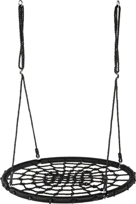 Produktbild von Outtec® Nestschaukel XXL - bis 150 kg - Schaukel, Kinderschaukel, Netzschaukel, Hängeschaukel, Tellerschaukel - Garten, Terrasse, Balkon, Veranda