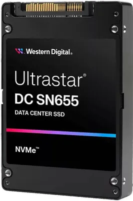 Produktbild von WESTERN DIGITAL Ultrastar DC SN655 U.3 3,84TB