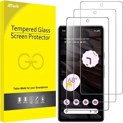 Immagine prodotto di Pellicola protettiva in vetro temperato per Google Pixel 7a da 6,1 pollici, confezione da 3 pezzi