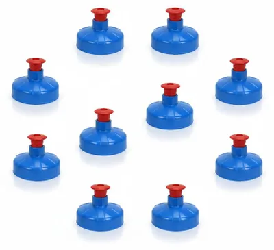 Produktbild von 10x Push-Pull Deckel, Trinkdeckel passend für Kavodrink Tritan und Polycarbonatflaschen, KI-generiertes Bild