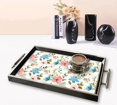 Produktbild von Evila Originals, TPG9790, Tablett, Mehrfarbig, 100 % GLAS, 50 x 29 x 3,5 cm
