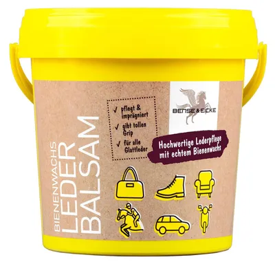Lederbalsam mit Bienenwachs, 1000 ml, farblos, für Glattleder