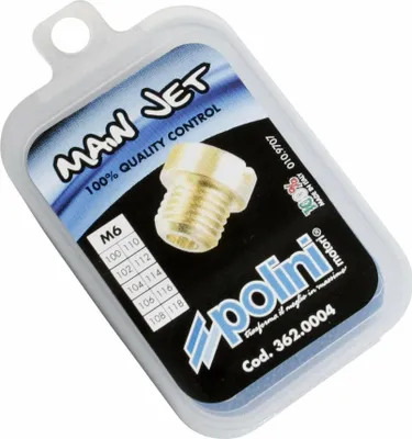 Image de Jeu de gicleurs principaux Polini 6mm pour carburateur Dellorto 100-118