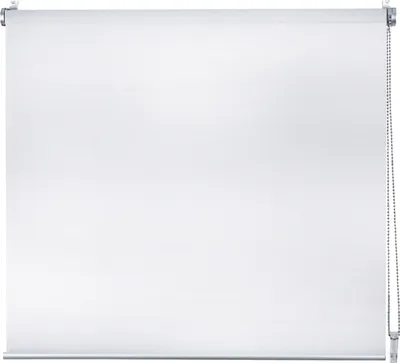 Produktbild von Fensterrollo Design Klemmfix ohne Bohren Farbe: Weiss, Größe: 60x150 cm