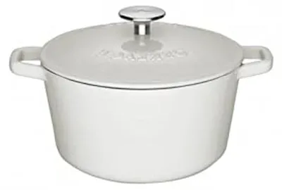 Productafbeelding van Gietijzeren Pot - Natuurlijke Pan - Langzaam Koken - Circulatie Deksel - 3 Liter - Natuurlijk