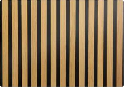 Produktbild von Vertikale Holzstreifen – Bodenschutzmatte – Rutschfest – Schutzmatte für Büro – Vinylmatte – Stuhlunterlage –100 x 70 cm