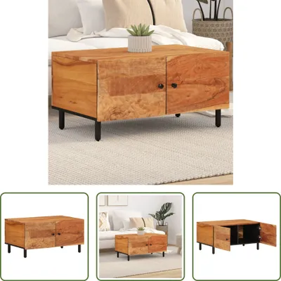 Produktbild von The Living Store Couchtisch 80x50x40 cm Massivholz Akazie