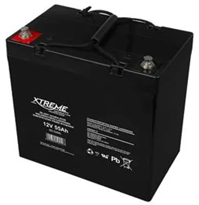 Image de Batterie au plomb 12V / 55Ah Xtreme Enerwell 82-228 batterie au gel
