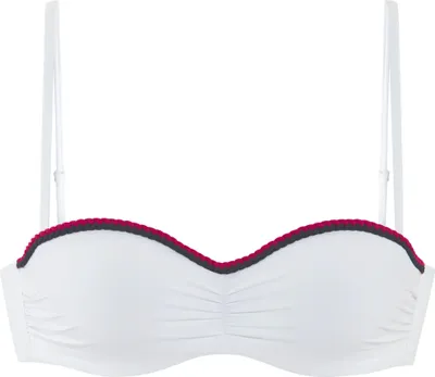 Produktbild von s.Oliver Bügel-Bandeau-Bikini-Top Junis weiß Größe 38 Cup B