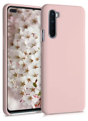 Produktbild von kwmobile Handyhülle für OnePlus Nord Hülle - Case Silikon - Kabelloses Laden - Schutzhülle Cover in Altrosa