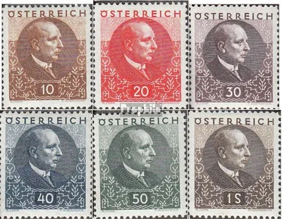 Produktbild von Briefmarken Österreich 1930 Mi 512-517 (kompl.Ausg.) Gefälligkeitsentwertung Jahrgang komplett gestempelt Lungenheilstätten