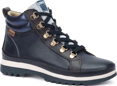 Zdjęcie produktu dla Pikolinos Damskie skórzane trampki z zamkiem błyskawicznym Vigo W3W-8564, rozmiar:39 EU, kolor:Niebieski