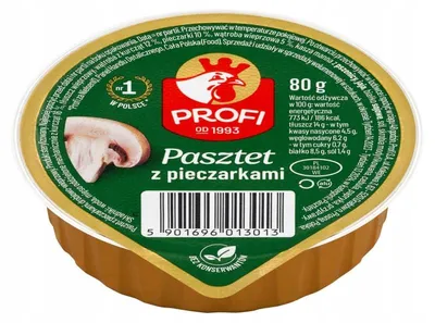 Obrázek produktu pro Professionální paštika s houbami 80 g