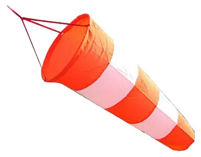 Windsack fluoreszierend 76 cm Außen Windmessbeutel