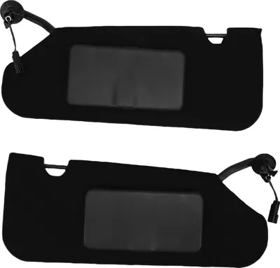 Image de 2 pièces pare-soleil pour voiture avec miroir 23142245 Côté passager droit Côté conducteur gauche Écran de maquillage Remplacement