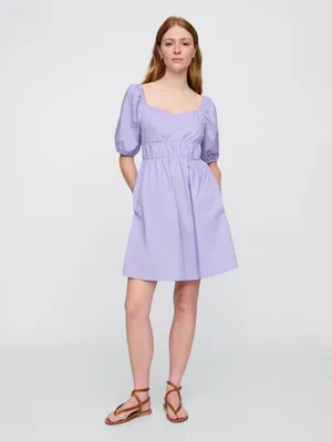 Produktbild von GAP Minikleid mit Rüschenärmeln XS