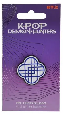 Zdjęcie produktu dla Oficjalna przypinka z logo KPop Demon Hunters Huntrix