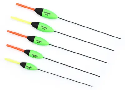 Imagen del producto de Conjunto Angelposen de 5 unidades, de 4,5 mm, con soporte para boquilla de señalización, que incluye recipiente y funda, para la pesca