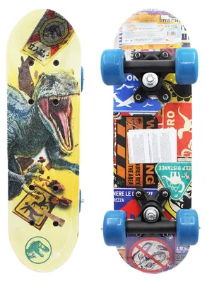 Produktbild von Joy Toy - Jurassic World Dominion Mini Skateboard aus Holz 43x12x8 cm, gross