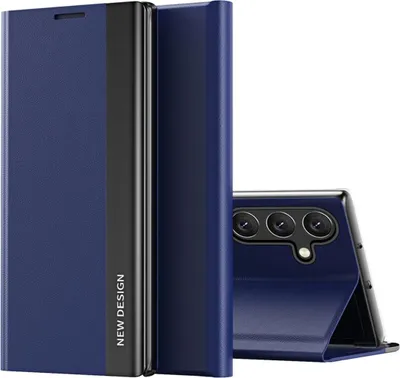 Productafbeelding van Beschermhoes met flipcover, compatibel met Samsung Galaxy A56 5G, blauw