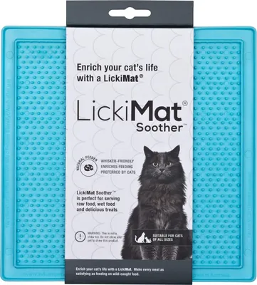 Produktbild von LickiMat Soother Cat turquoise
