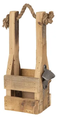 Immagine prodotto di Portabottiglie Clayre & Eef 9x10x29 cm Legno marrone
