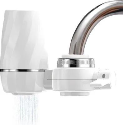 Produktbild von Famanu Wasserfilter für Wasserhahn - Reduziert Chlor, Kalk und unangenehme Gerüche