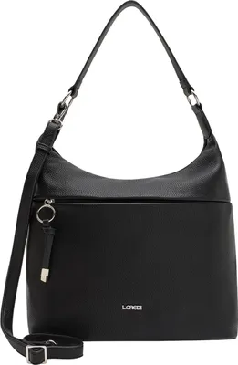 Produktbild von L.CREDI Schultertasche Umhängetasche Maite Hobo Bag Black schwarz