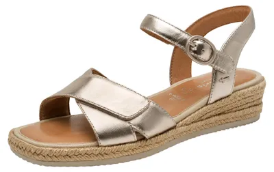 Produktbild von Tamaris Comfort Sandalette - Gold Leder : 41 : Normal Größe: 41 Weite: Normal