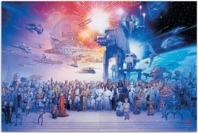 Immagine prodotto di Star Wars Legacy Personaggi Plakat Blau Taglia unica