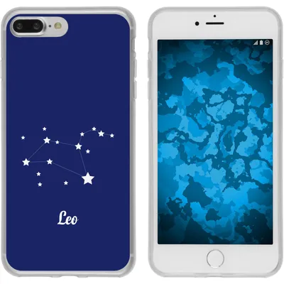 Produktbild von PhoneNatic Case kompatibel mit Apple iPhone 7 Plus / 8 Plus Silikon-Hülle SternzeichenLeo M4