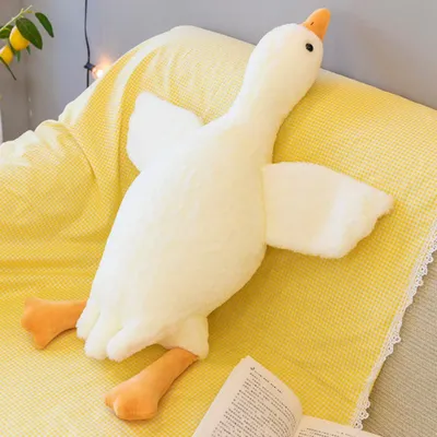 Obrázek produktu pro Husa plyšová - 40 cm kachna plyšová měkká husa plyšová hračka