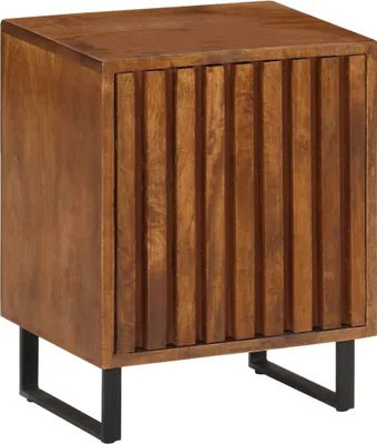 Image de vidaXL Table de nuit 40 x 30 x 50 cm Bois de manguier massif